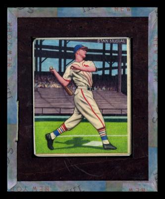 Picture, Helmar Brewing, R319-Helmar Card # 51, Stan MUSIAL (HOF), Swinging, St. Louis Cardinals